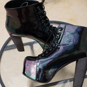RESERVED Jeffrey Campbell Oilslick Litas